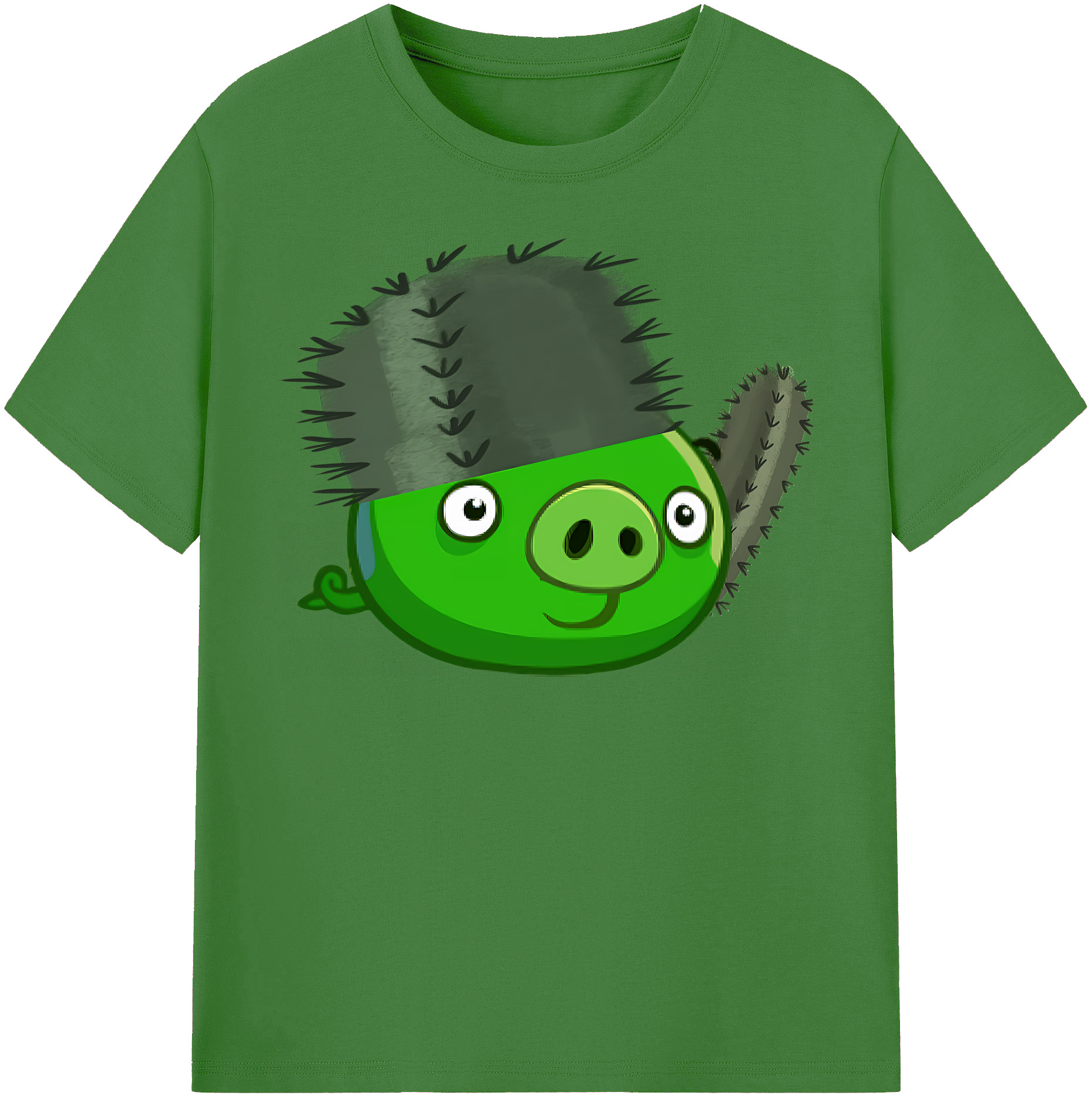 （画像用） Angry Birds アングリーバード レディースカジュアルプリントTシャツ（綿100％）